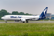 Blue Air Boeing 737-8 MAX (YR-MXA) at  Hamburg - Fuhlsbuettel (Helmut Schmidt), Germany