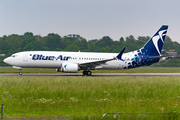 Blue Air Boeing 737-8 MAX (YR-MXA) at  Hamburg - Fuhlsbuettel (Helmut Schmidt), Germany