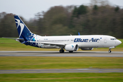 Blue Air Boeing 737-8 MAX (YR-MXA) at  Hamburg - Fuhlsbuettel (Helmut Schmidt), Germany