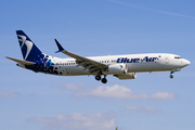 Blue Air Boeing 737-8 MAX (YR-MXB) at  Hamburg - Fuhlsbuettel (Helmut Schmidt), Germany