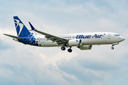 Blue Air Boeing 737-8 MAX (YR-MXB) at  Hamburg - Fuhlsbuettel (Helmut Schmidt), Germany