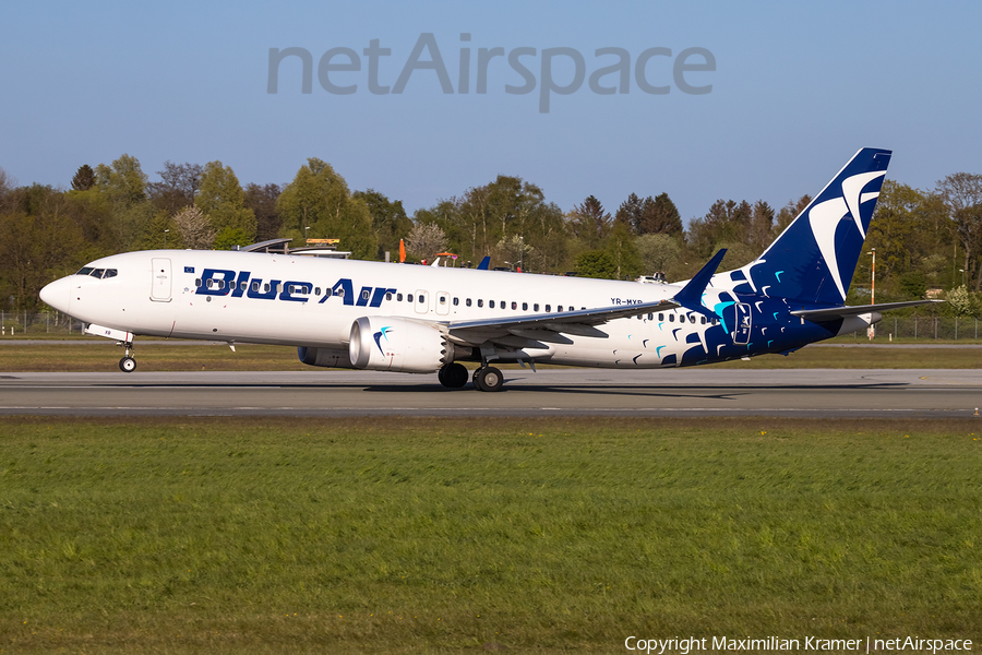 Blue Air Boeing 737-8 MAX (YR-MXB) | Photo 521384