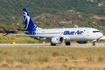 Blue Air Boeing 737-8 MAX (YR-MXE) at  Rhodes, Greece