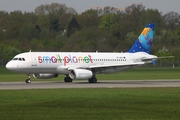 Small Planet Airlines Airbus A320-231 (YR-SEA) at  Hamburg - Fuhlsbuettel (Helmut Schmidt), Germany