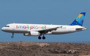 Small Planet Airlines Airbus A320-231 (YR-SEA) at  Gran Canaria, Spain