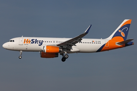 HiSky Europe Airbus A320-232 (YR-SUN) at  Frankfurt am Main, Germany