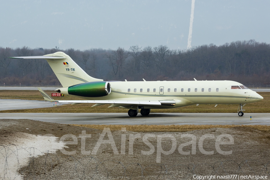 (Private) Bombardier BD-700-1A11 Global 5000 (YR-TIK) | Photo 23198