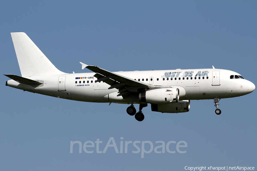 Just Us Air Airbus A319-132 (YR-URS) | Photo 461593