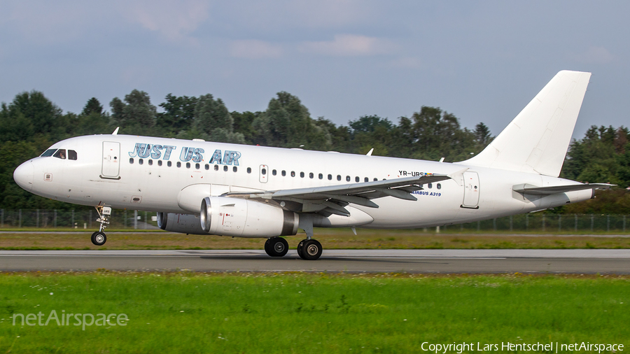 Just Us Air Airbus A319-132 (YR-URS) | Photo 466928