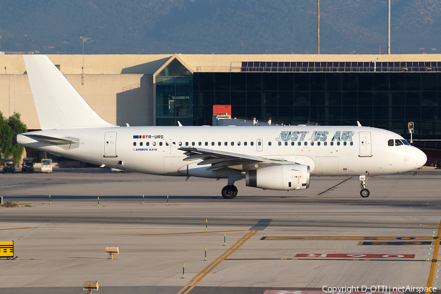 Just Us Air Airbus A319-132 (YR-URS) | Photo 356100
