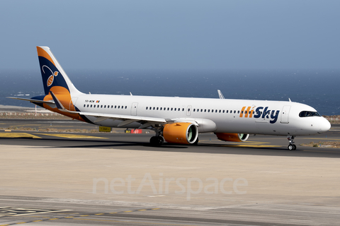 HiSky Europe Airbus A321-271NX (YR-WOW) at  Tenerife Sur - Reina Sofia, Spain
