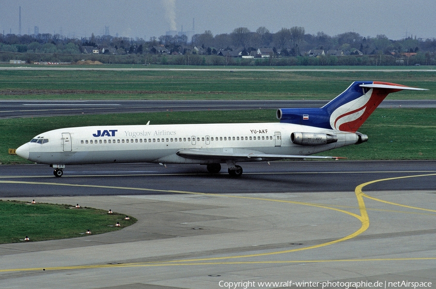 JAT Airways Boeing 727-2H9(Adv) (YU-AKF) | Photo 452244