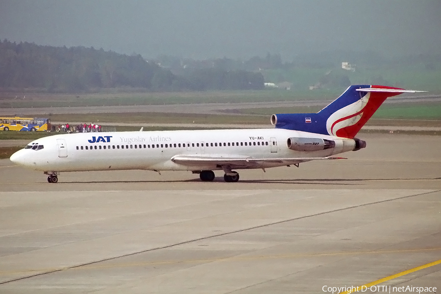 JAT Airways Boeing 727-2H9(Adv) (YU-AKI) | Photo 144766