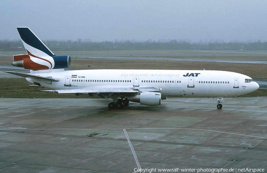 JAT Airways McDonnell Douglas DC-10-30 (YU-AMB) | Photo 407200