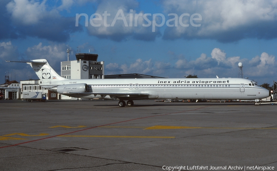Inex-Adria Airways McDonnell Douglas MD-82 (YU-ANC) | Photo 418146