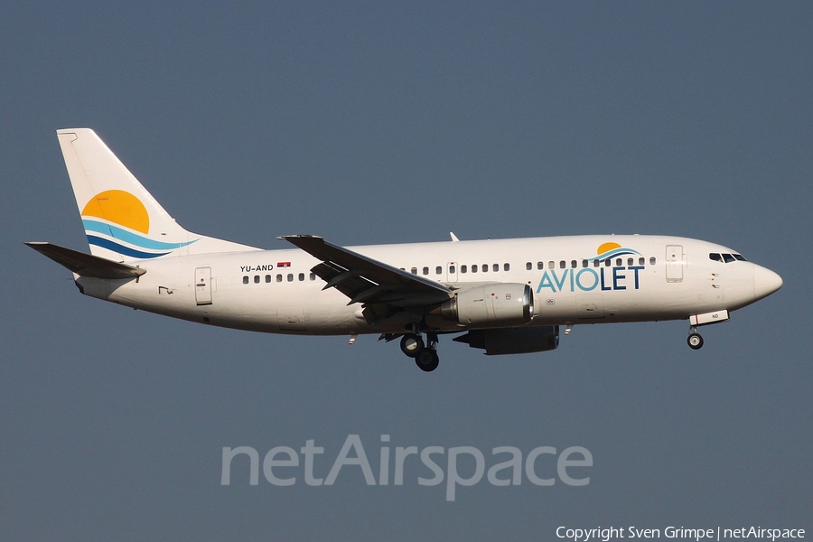 Aviolet Boeing 737-3H9 (YU-AND) | Photo 82885