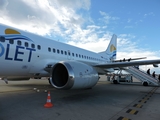 Aviolet Boeing 737-3H9 (YU-AND) at  Barcelona - El Prat, Spain