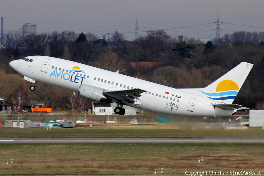 Aviolet Boeing 737-3H9 (YU-AND) | Photo 234351