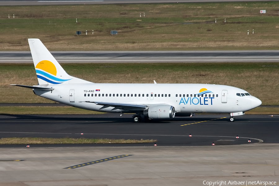 Aviolet Boeing 737-3H9 (YU-AND) | Photo 234780