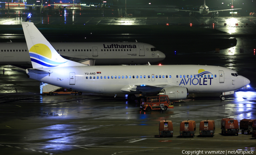 Aviolet Boeing 737-3H9 (YU-AND) | Photo 129050