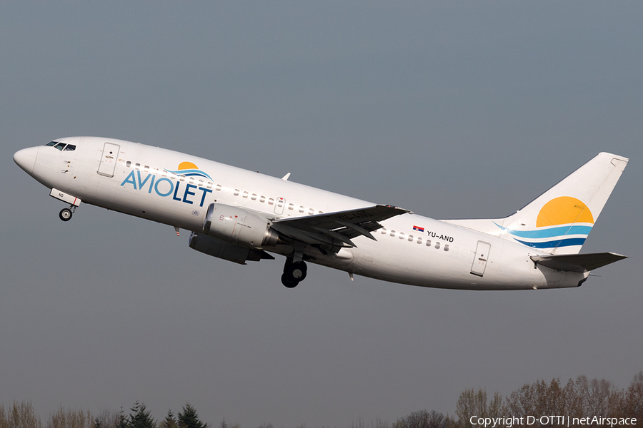 Aviolet Boeing 737-3H9 (YU-AND) | Photo 153040