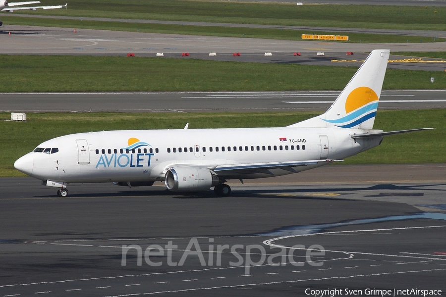Aviolet Boeing 737-3H9 (YU-AND) | Photo 162774