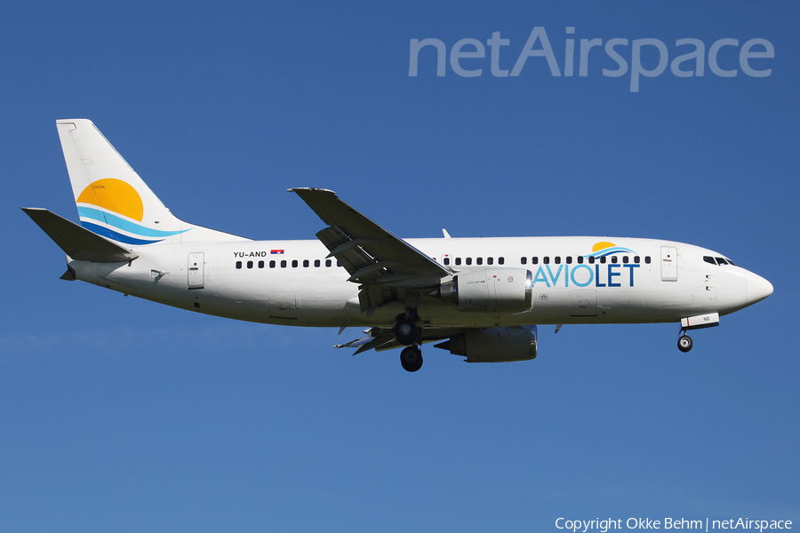 Aviolet Boeing 737-3H9 (YU-AND) | Photo 166355