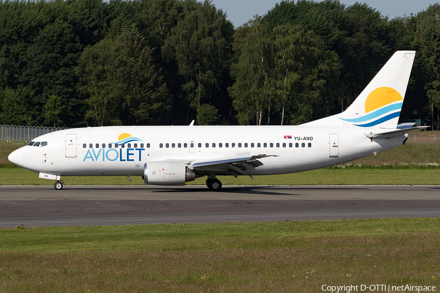 Aviolet Boeing 737-3H9 (YU-AND) | Photo 168059