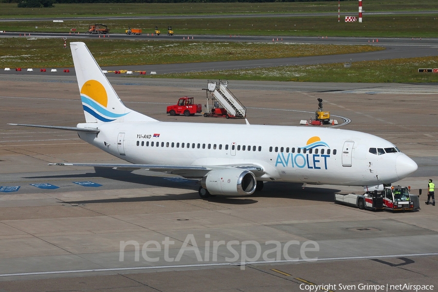 Aviolet Boeing 737-3H9 (YU-AND) | Photo 168600