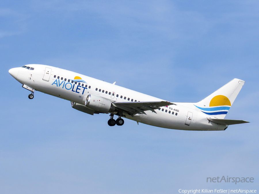 Aviolet Boeing 737-3H9 (YU-AND) | Photo 416072