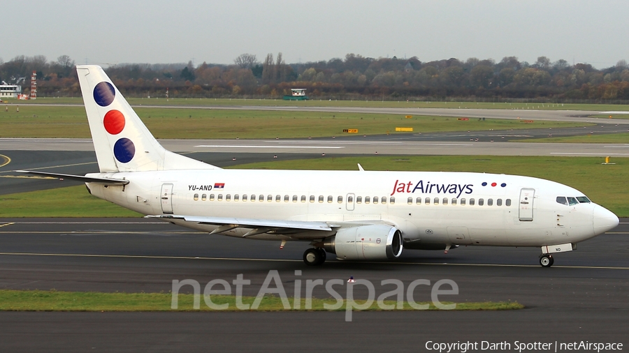 JAT Airways Boeing 737-3H9 (YU-AND) | Photo 207934