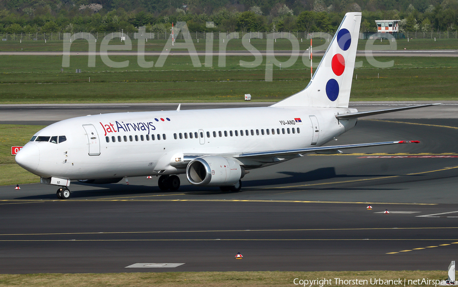 JAT Airways Boeing 737-3H9 (YU-AND) | Photo 430171