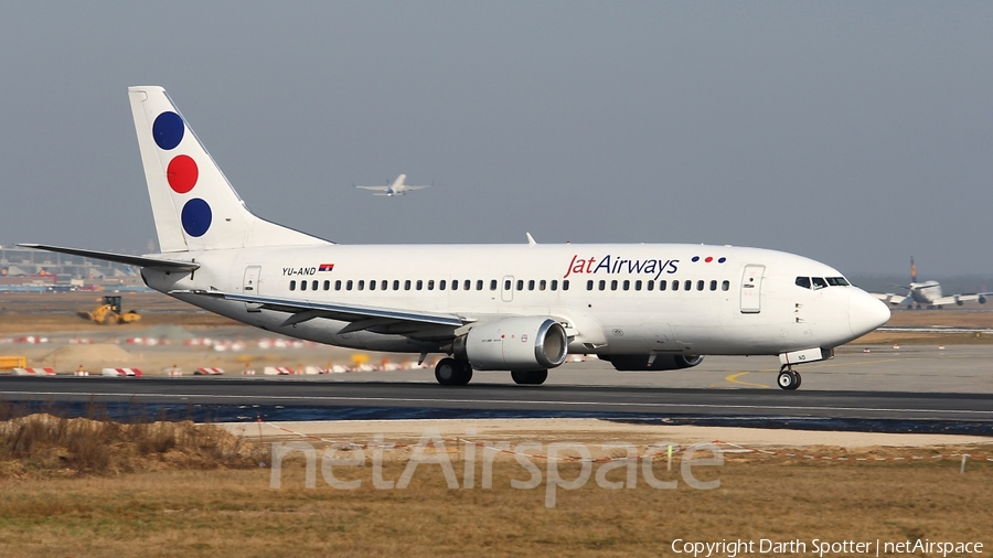 JAT Airways Boeing 737-3H9 (YU-AND) | Photo 208798