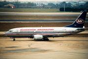 JAT Airways Boeing 737-3H9 (YU-ANF) at  London - Heathrow, United Kingdom