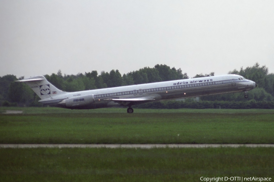Adria Airways McDonnell Douglas MD-82 (YU-ANG) | Photo 201625