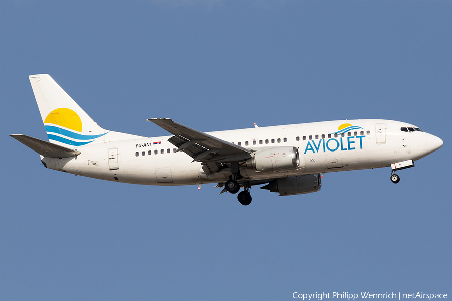 Aviolet Boeing 737-3H9 (YU-ANI) | Photo 333927