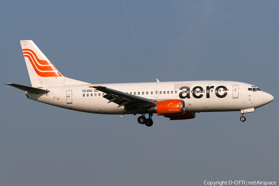 Aero Contractors Boeing 737-3H9 (YU-ANJ) | Photo 198995