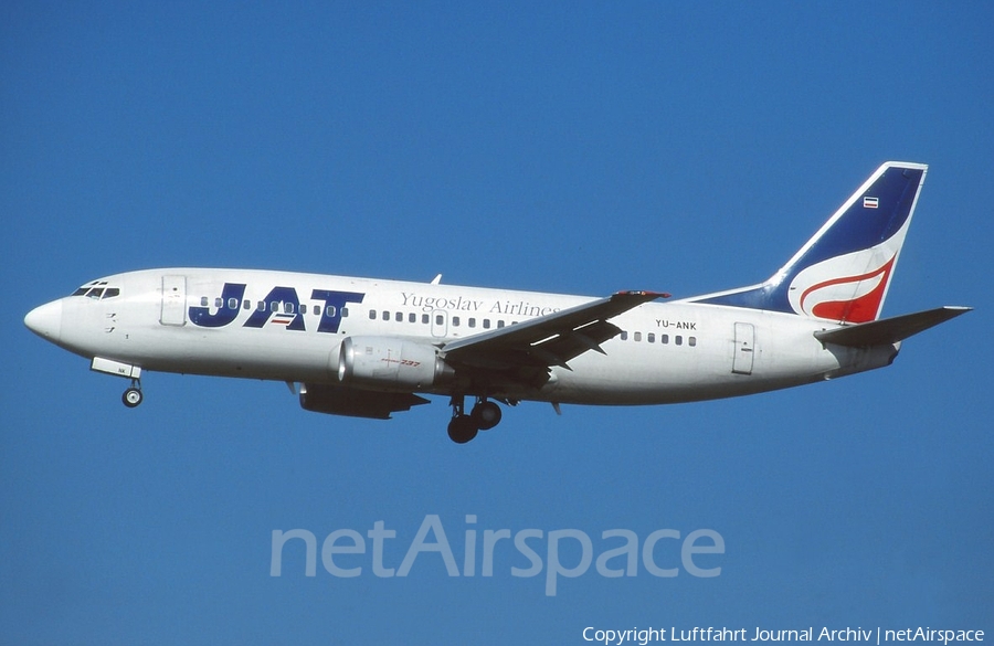 JAT Airways Boeing 737-3H9 (YU-ANK) | Photo 397144