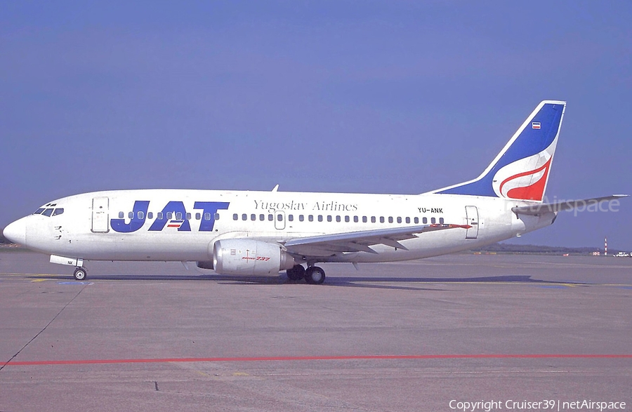 JAT Airways Boeing 737-3H9 (YU-ANK) | Photo 616320