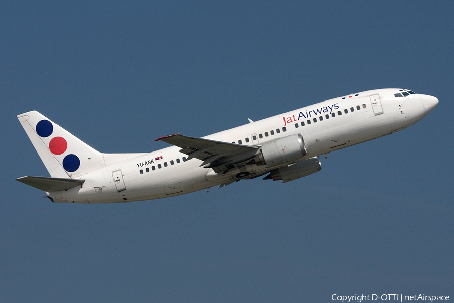 JAT Airways Boeing 737-3H9 (YU-ANK) | Photo 269181