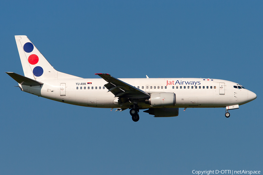 JAT Airways Boeing 737-3H9 (YU-ANK) | Photo 372430