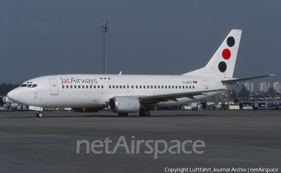 JAT Airways Boeing 737-3H9 (YU-ANV) | Photo 411738