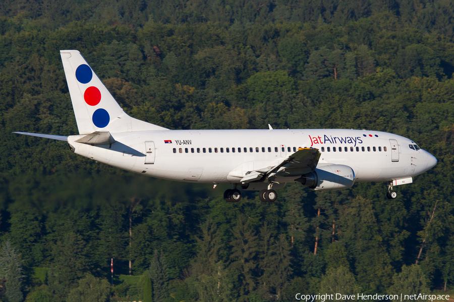 JAT Airways Boeing 737-3H9 (YU-ANV) | Photo 11142