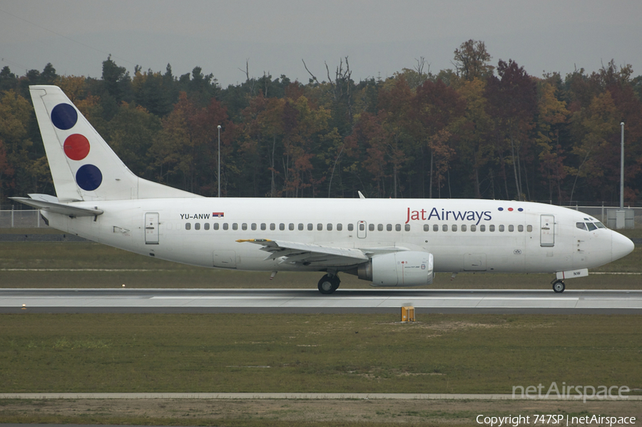 JAT Airways Boeing 737-3H9 (YU-ANW) | Photo 47119