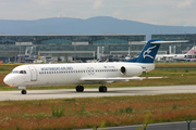 Montenegro Airlines Fokker 100 (YU-AOL) at  Frankfurt am Main, Germany