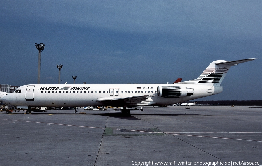 Master Airways Fokker 100 (YU-AOM) | Photo 505728
