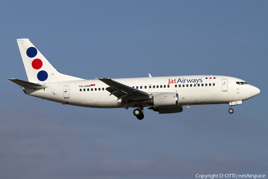 JAT Airways Boeing 737-3Q4 (YU-AON) | Photo 409184