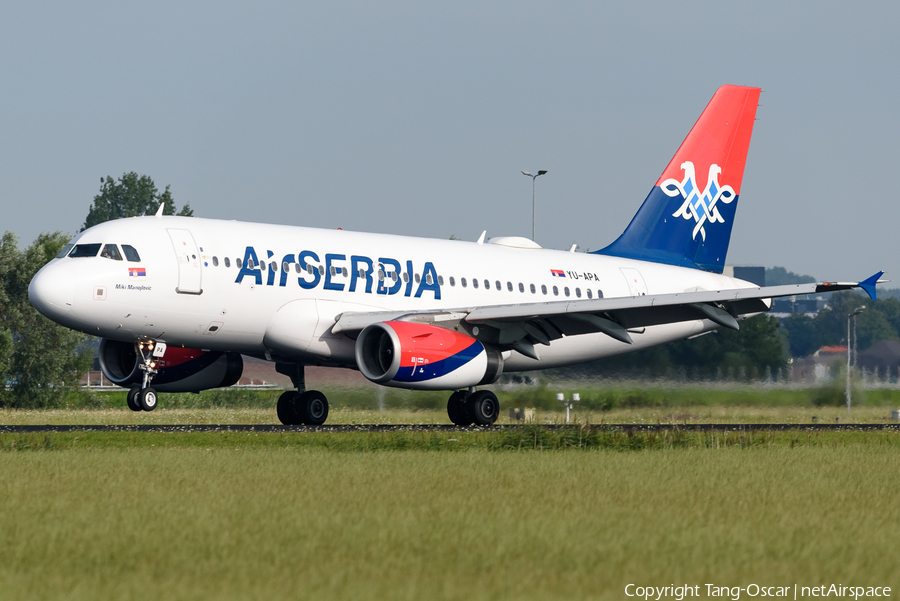 Air Serbia Airbus A319-132 (YU-APA) | Photo 437464