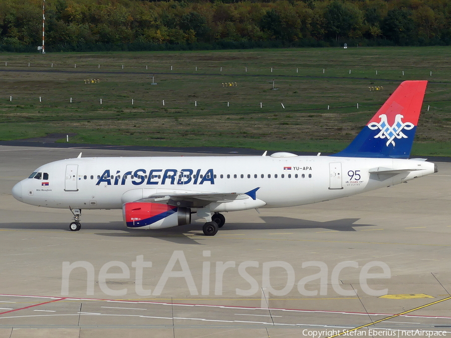 Air Serbia Airbus A319-132 (YU-APA) | Photo 529921