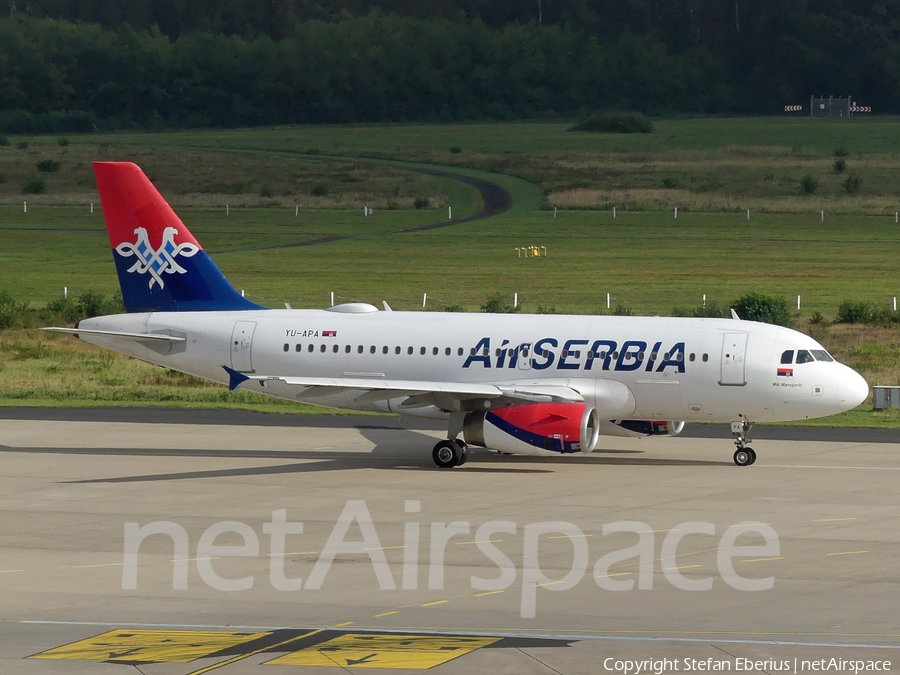 Air Serbia Airbus A319-132 (YU-APA) | Photo 592039